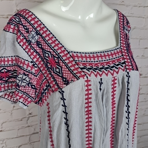 𝅺ANTHROPOLOGIE Maeve Ruidoso Embroidered Dress - Picture 4 of 13